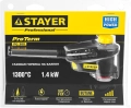 Газовая горелка с пьезоподжигом на баллон с цанговым соединением STAYER ProTerm Turbo PG400, 1300°C, турбо нагрев + 30%