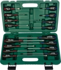 Набор отверток шлиц и крест Full Star SL 2х50-8х150 PH#0-3, 16 предметов JONNESWAY D04PP16S