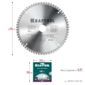 Пильный диск по алюминию KRAFTOOL Multi Material, 230 х 30 мм, 64Т