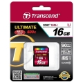  Transcend SDHC Ultimate 600x Class10 16GB